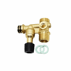 Ferroli töltőcsap (rövid) Domina 39447 Caleffi 3-9822-090-H (39822090H)
