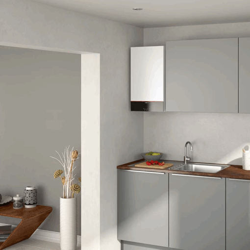 Viessmann Vitodens 111-W S1 25 kW-os kondenzációs gázkazán beépített 46 l-es tárolóval B1LG - 7098717 ...(Z030924)